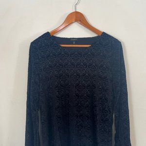 Talbots │ Patterned Velvet Top